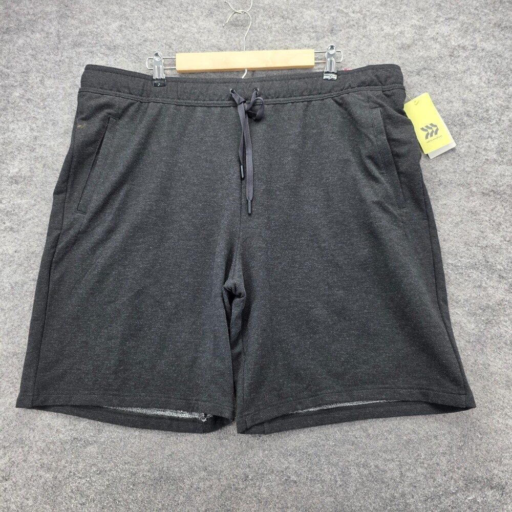 All In Motion Shorts Mens XXL Gray Athletic Drawstring 9"